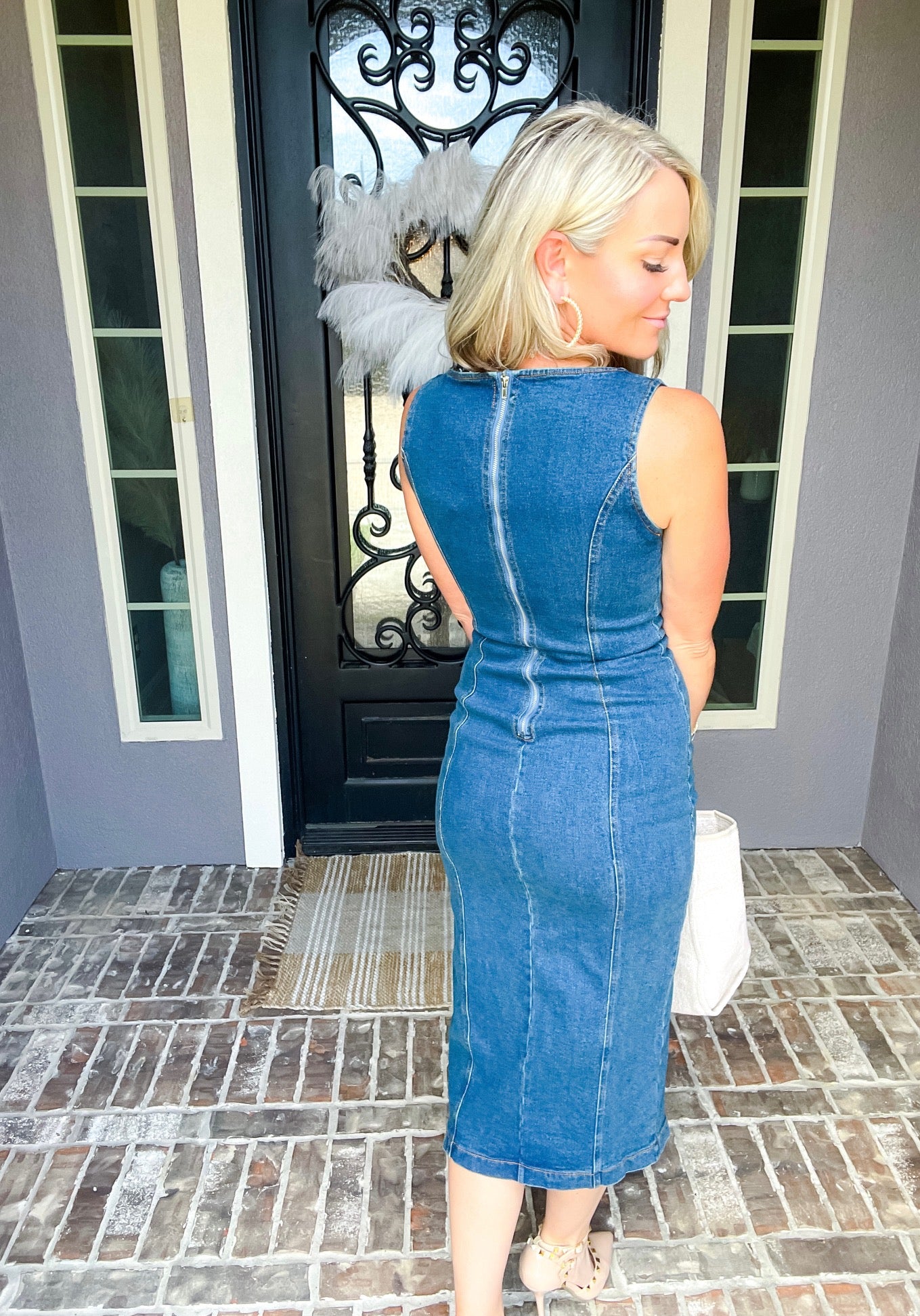 J. Lo Moment Denim Dress