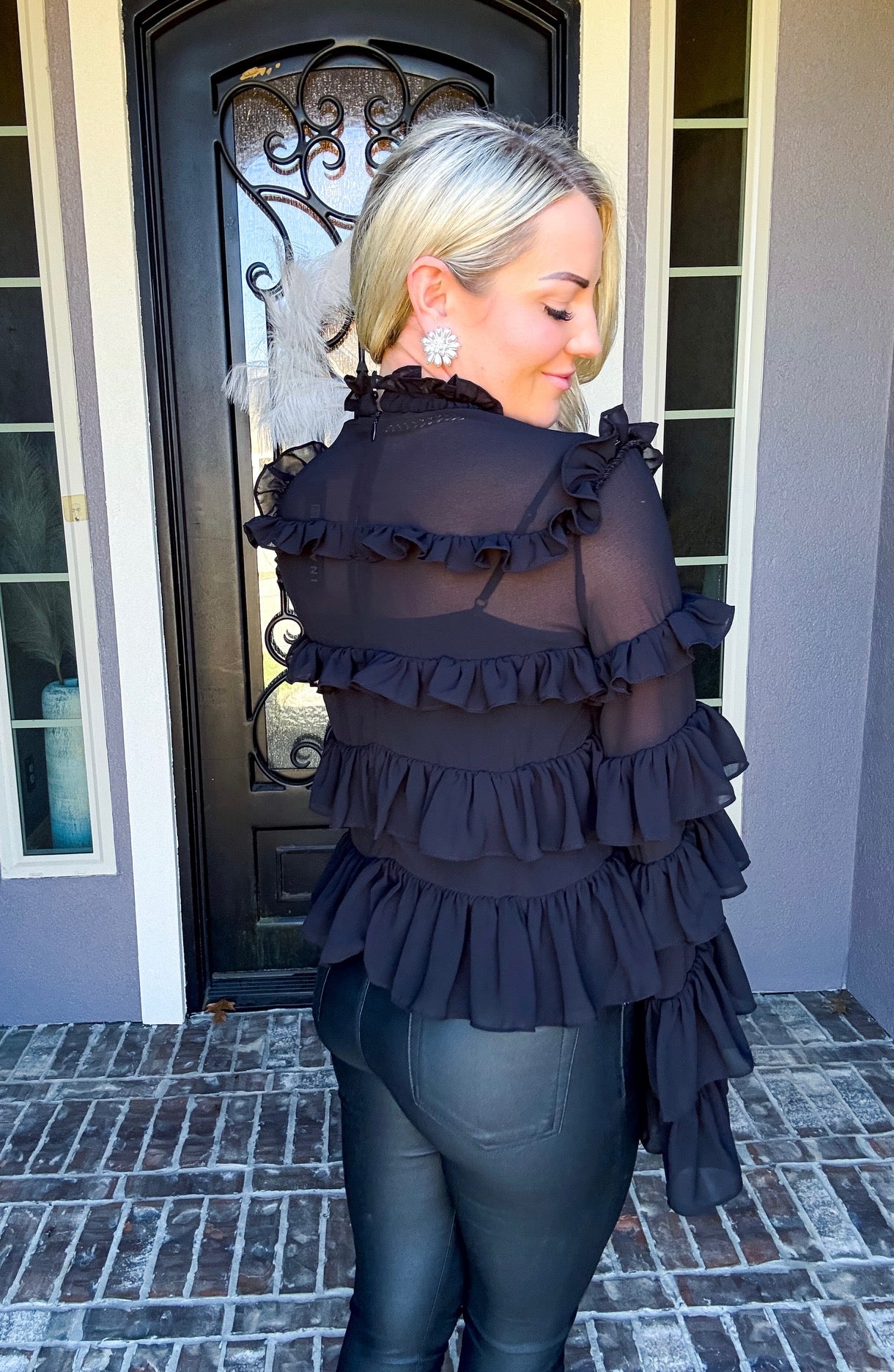 Paradise Dreams Ruffle Blouse