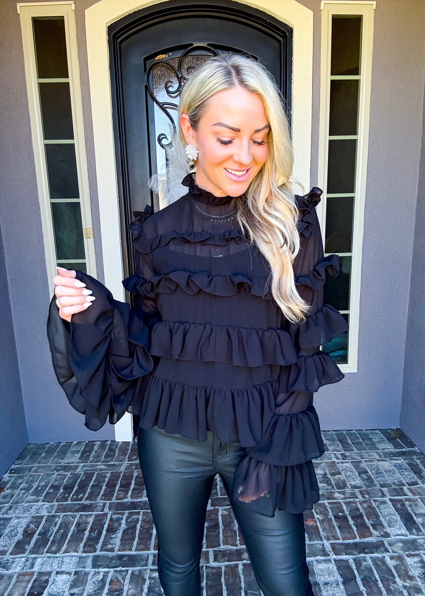 Paradise Dreams Ruffle Blouse