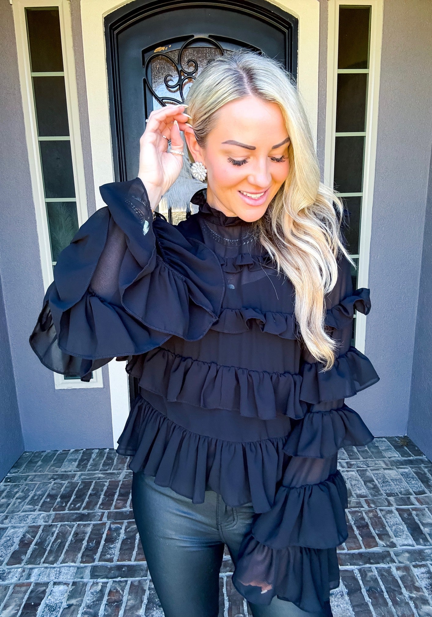 Paradise Dreams Ruffle Blouse