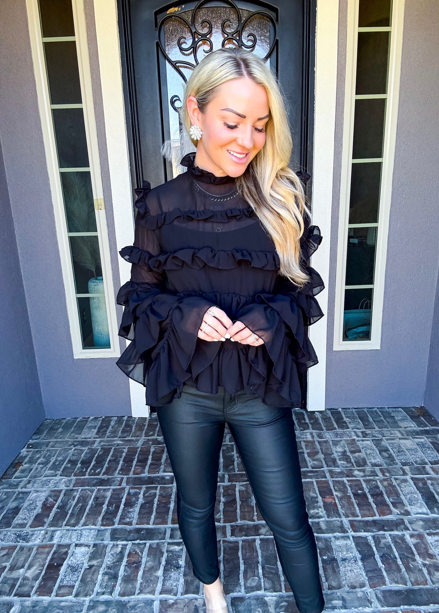 Paradise Dreams Ruffle Blouse