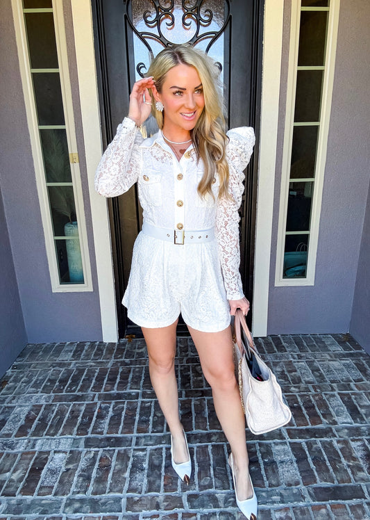 Cecily Lace Romper