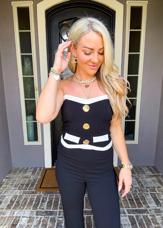 Whispering Elegance Strapless Top