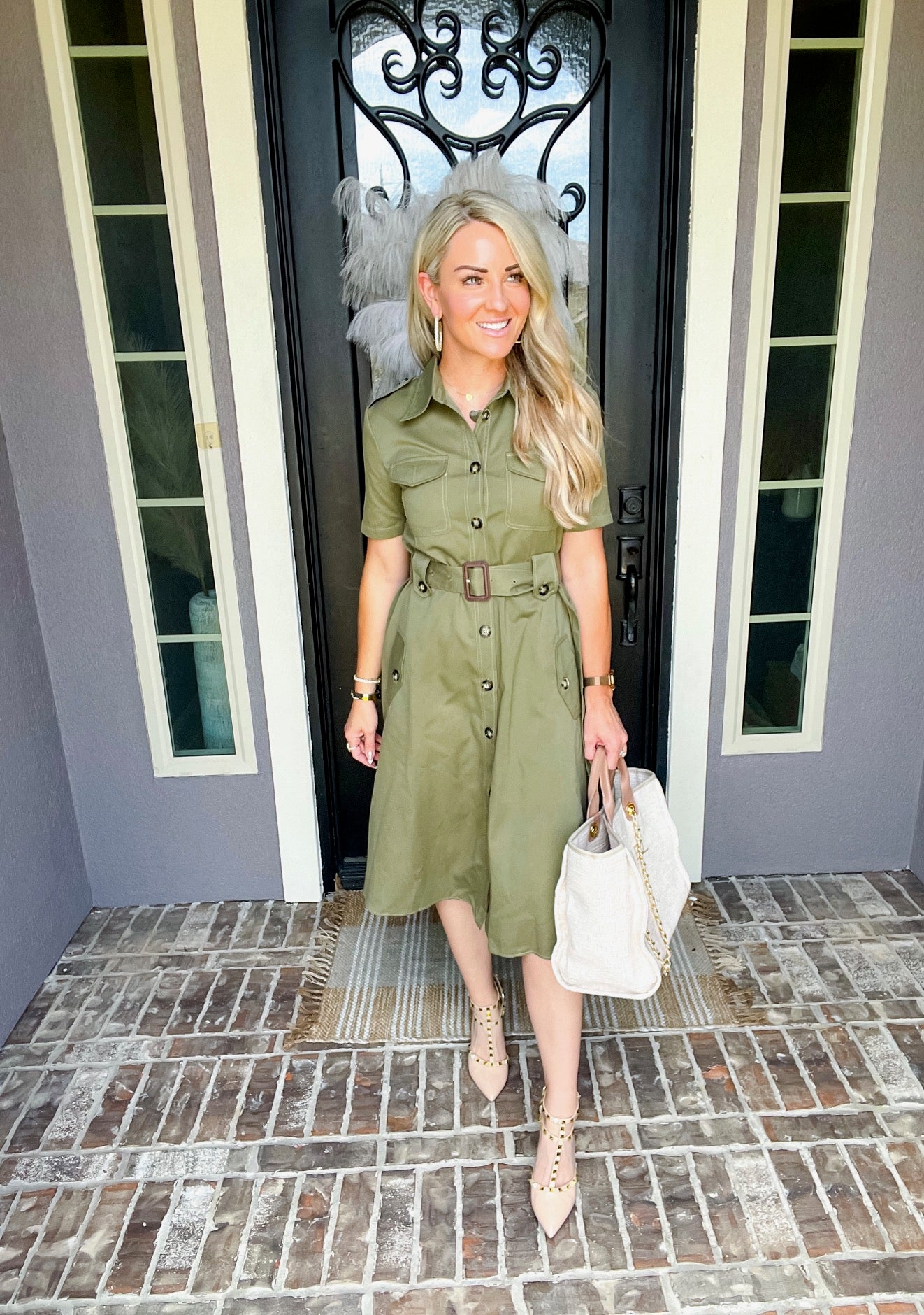 Always Timeless Olive Dress