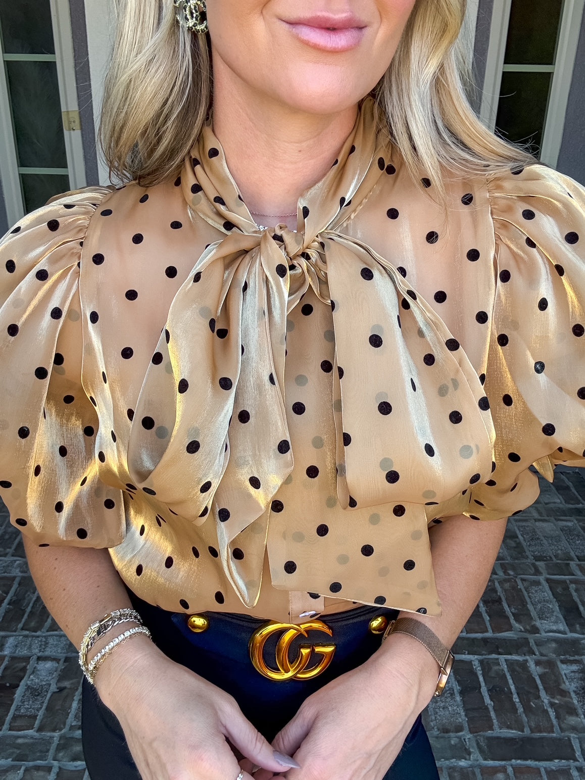 Keep It Chic Polka Dot Blouse