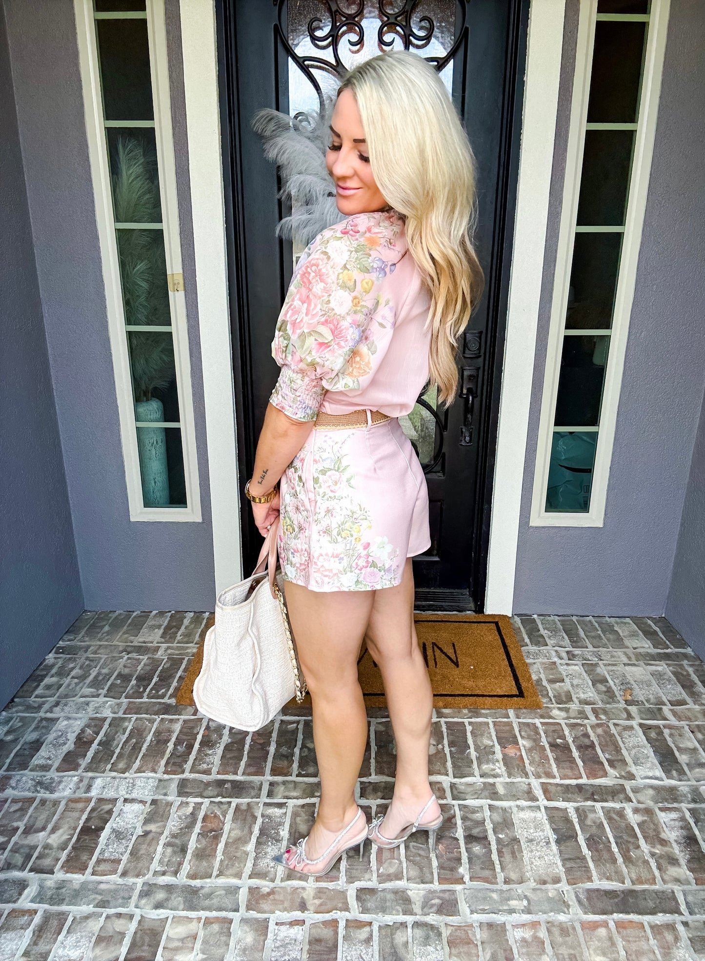 Whimsical Moment Flower Shorts