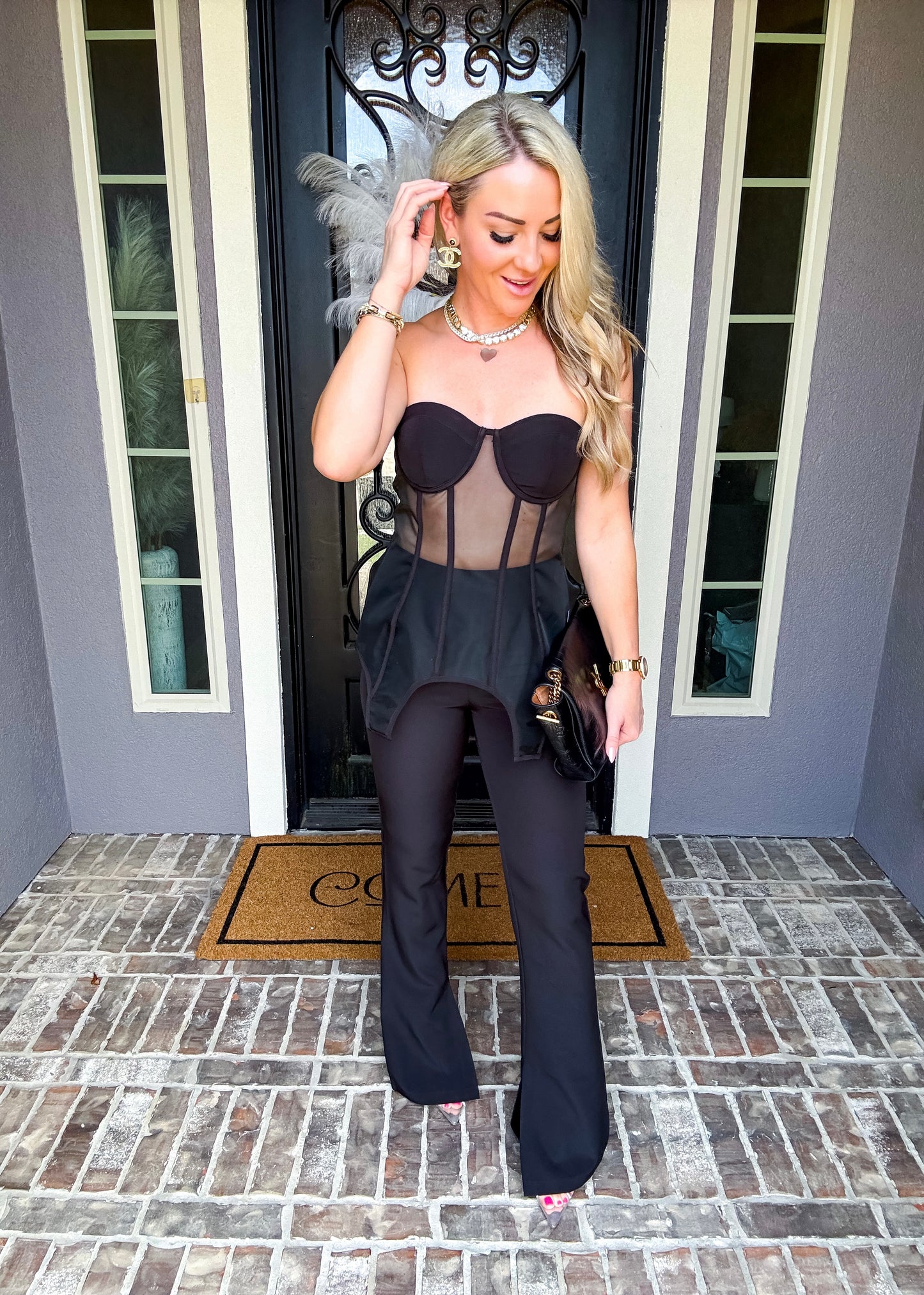 Midnight In Milan Black Trousers