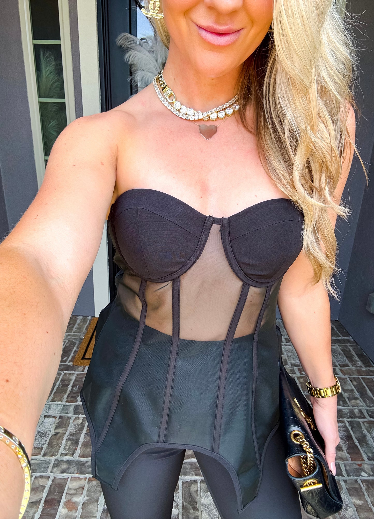 Midnight In Milan Corset Top