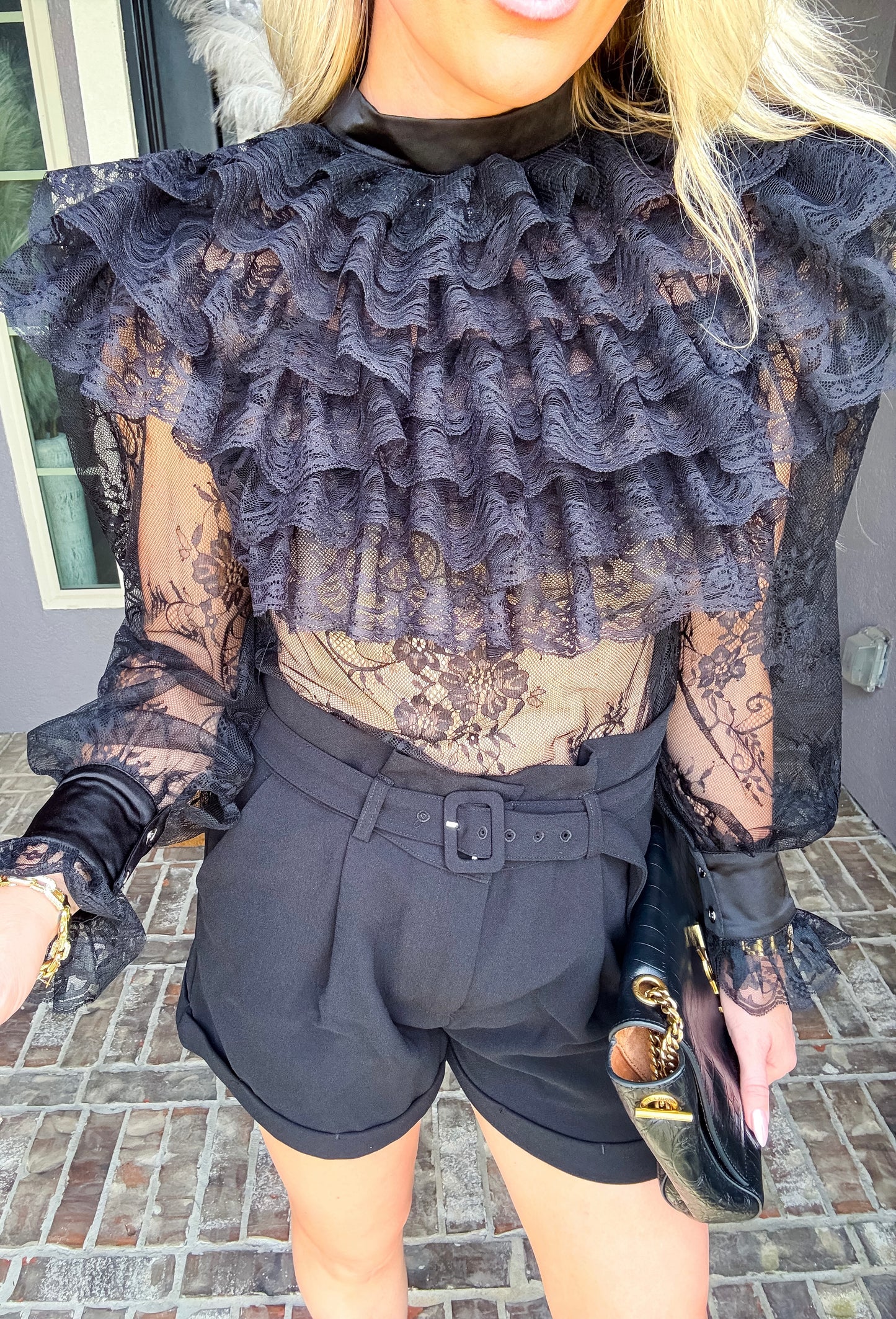 Keep It Polished Belted Shorts