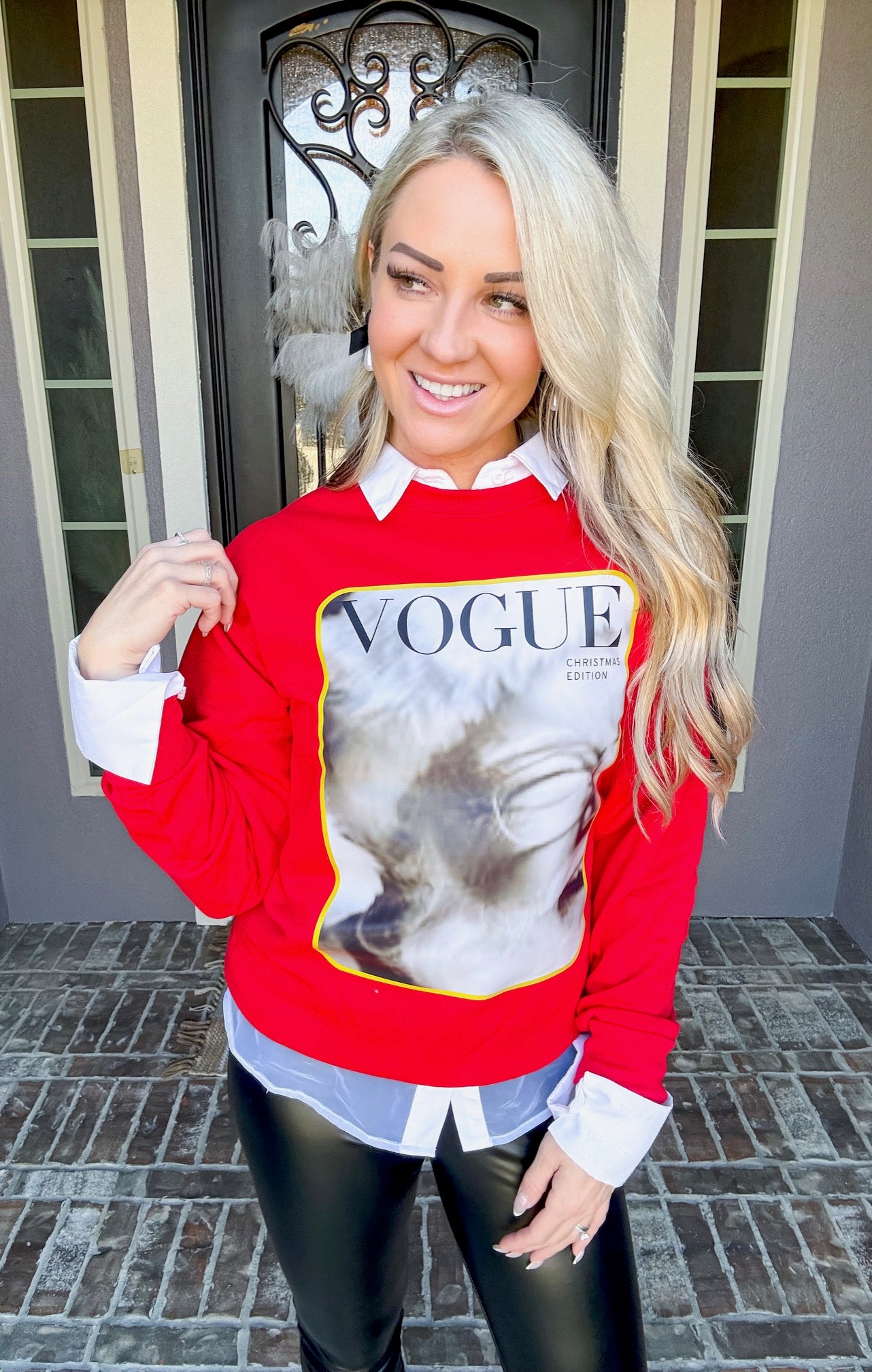 Vogue Santa Sweatshirt