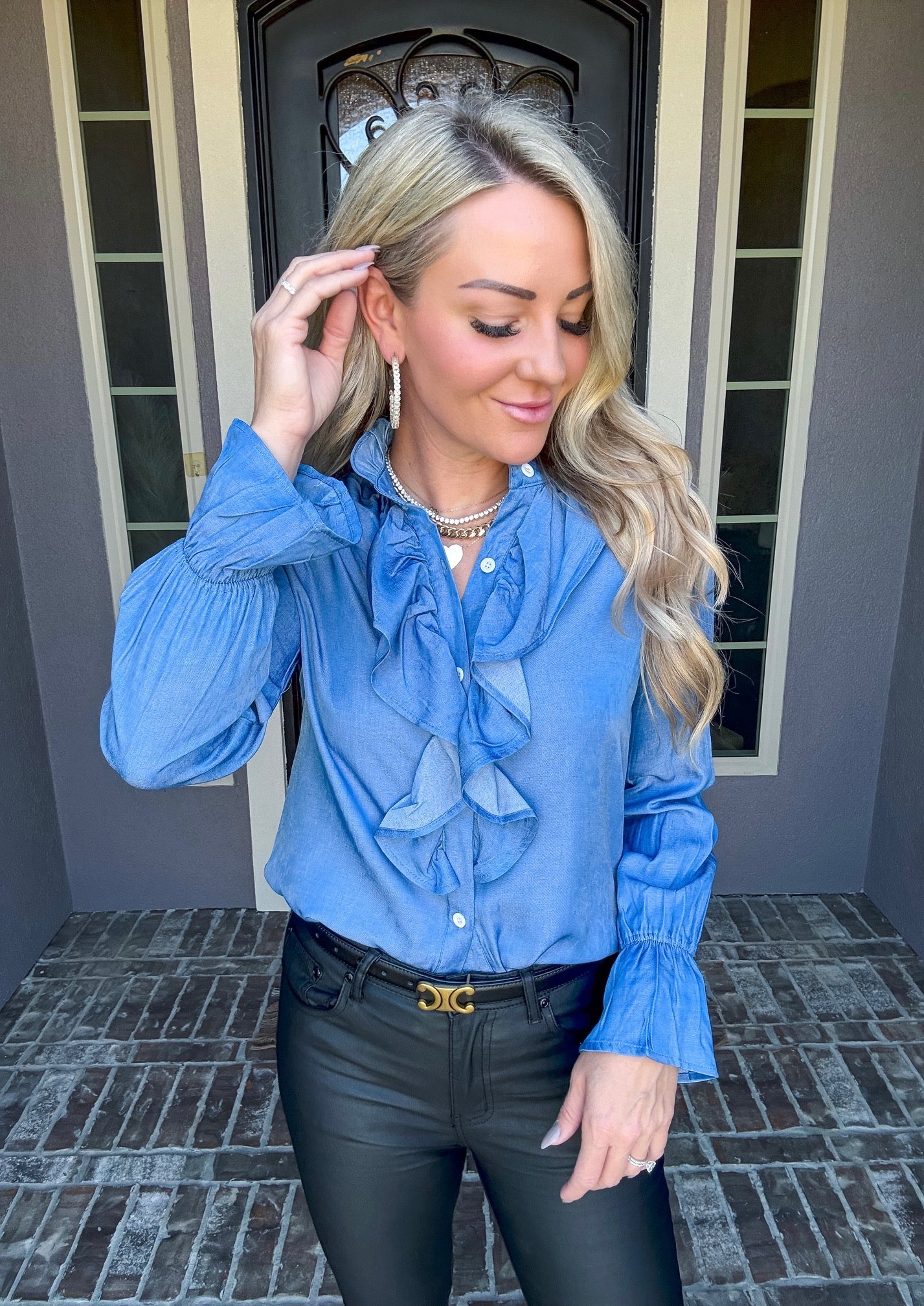 Denim Beauty Blouse