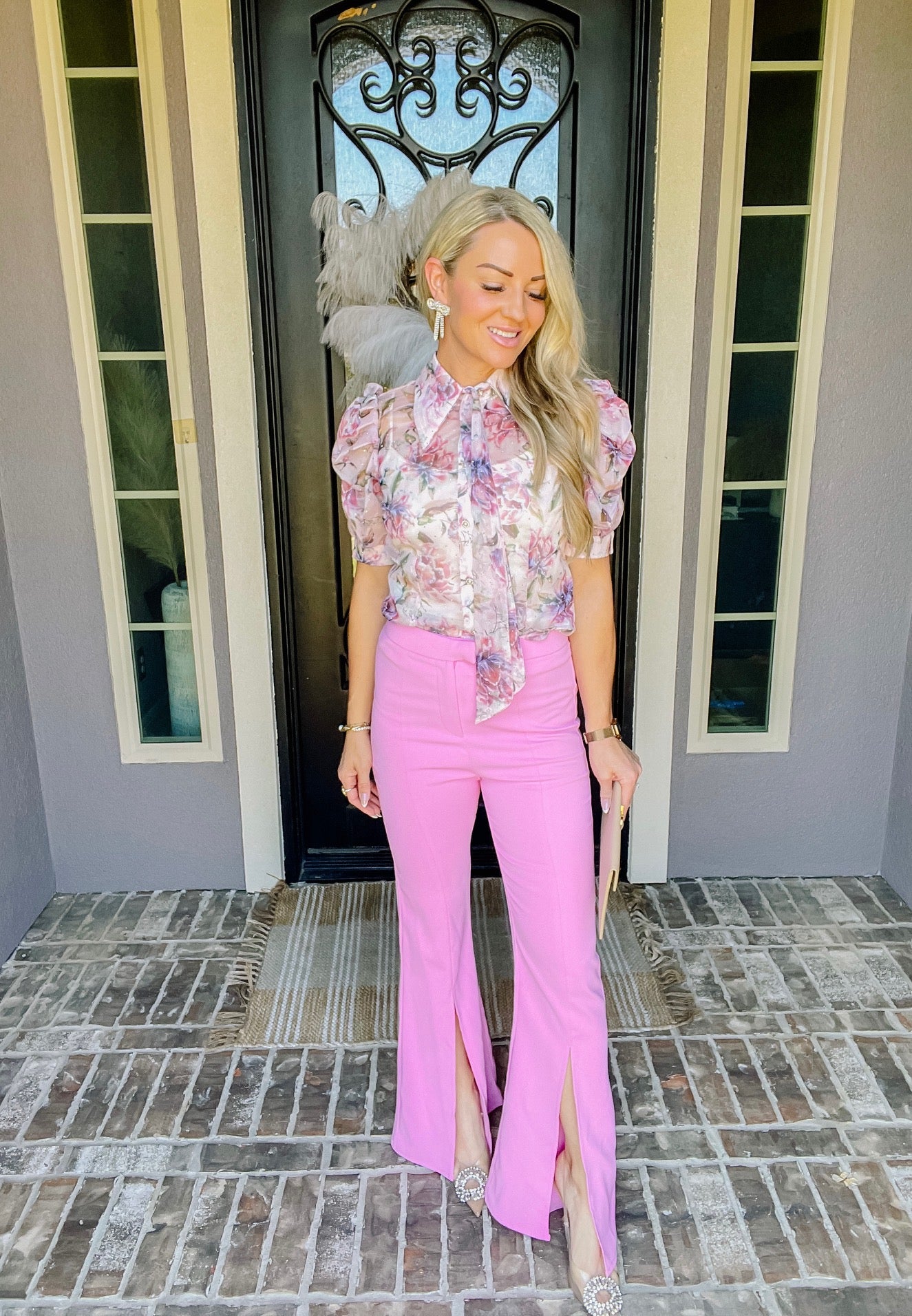 Garden Party Pink Blouse