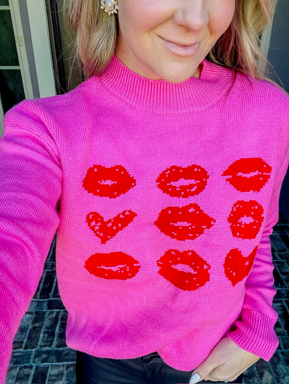 Love Letter Pink Sweater