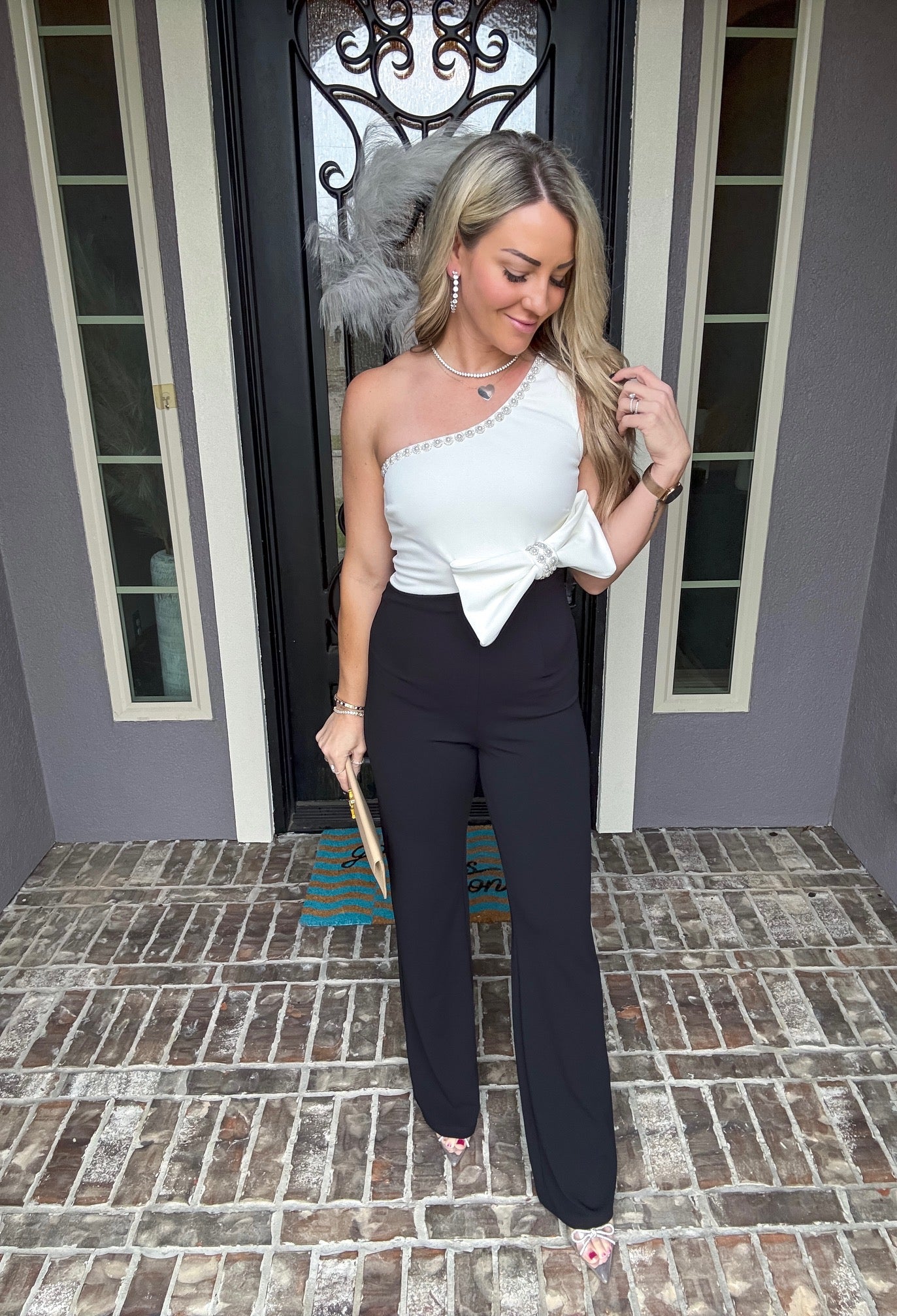 Dreamy Bliss Bow Jumpsuit