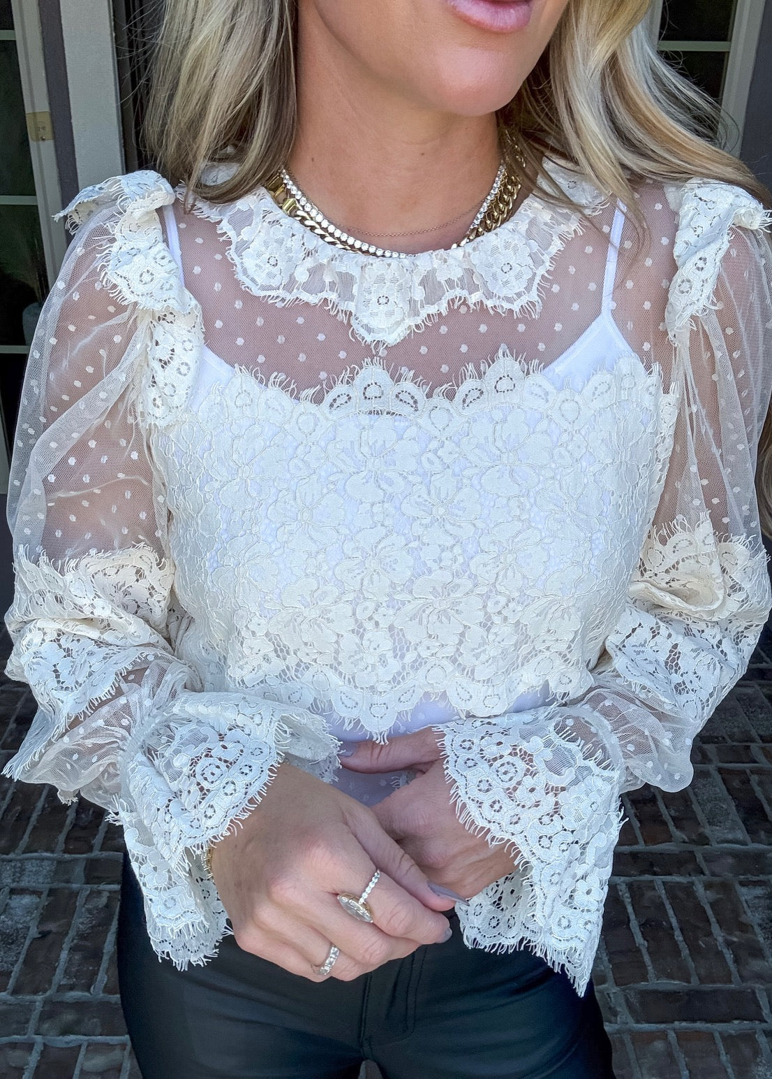 Forever Love Lace Blouse