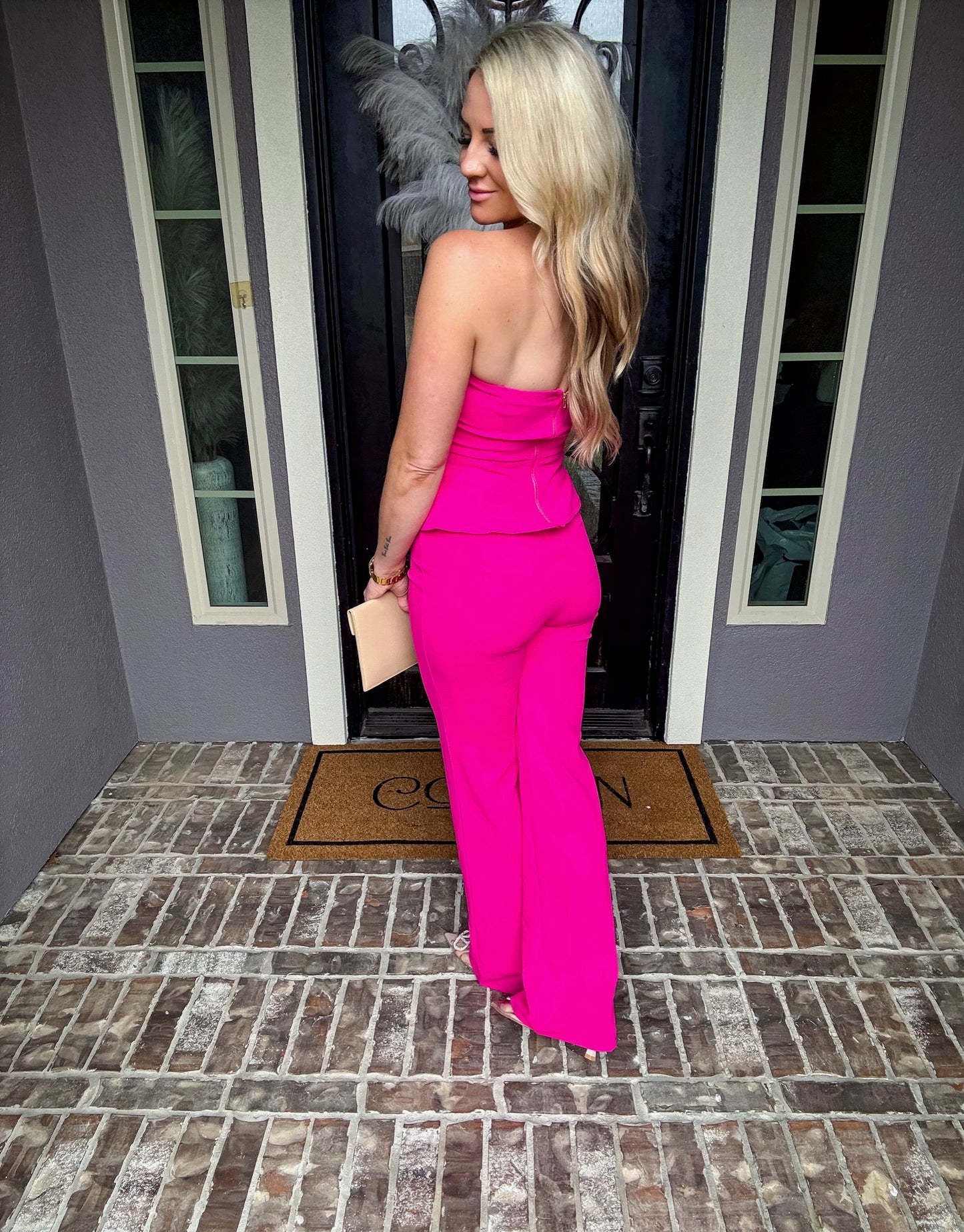 Pink Lady Strapless Top