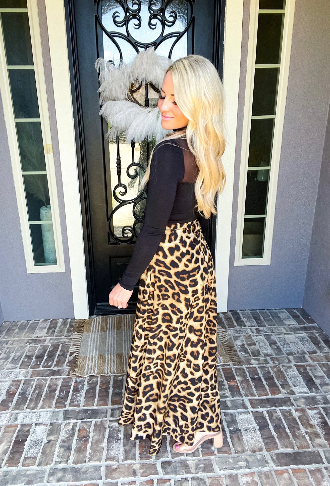 Grand Entrance Leopard Pants