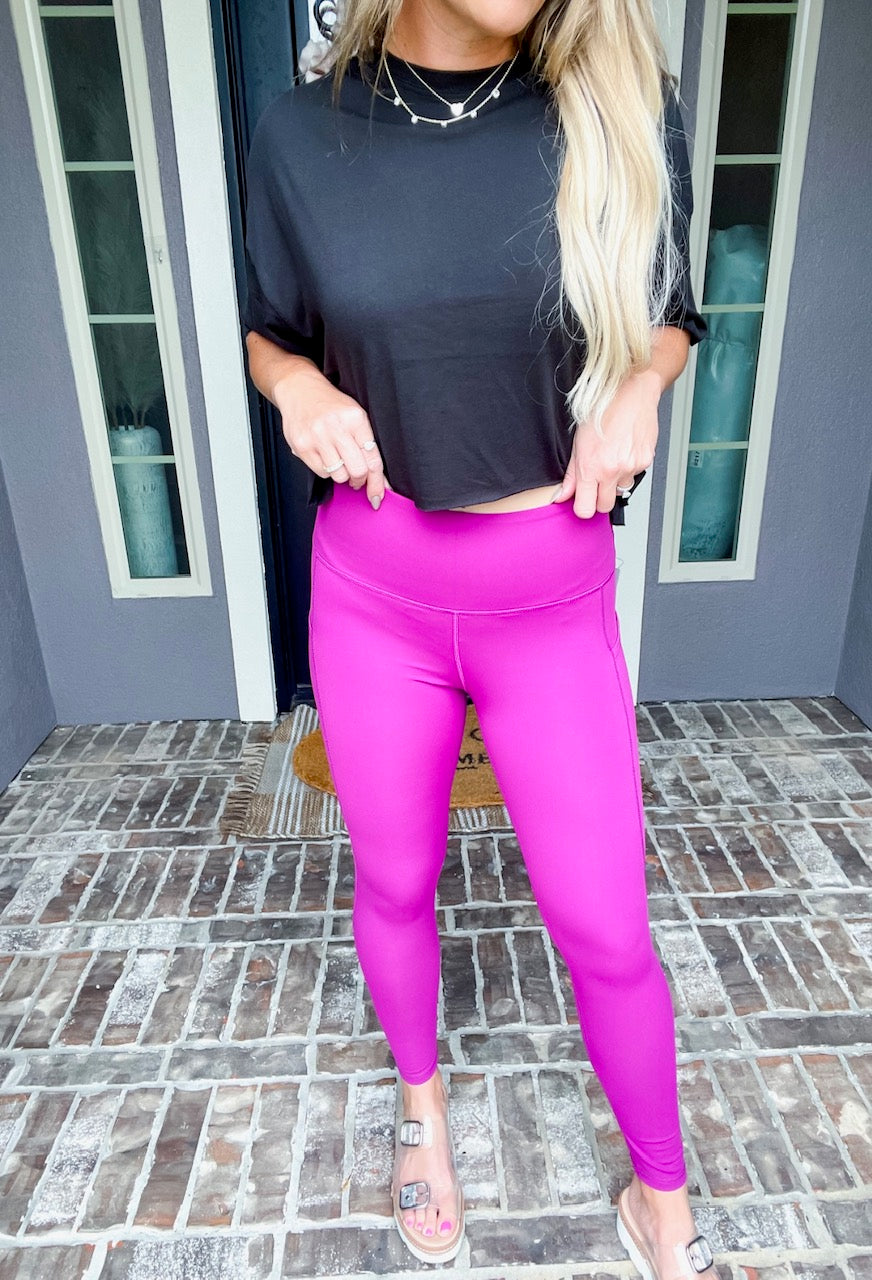 Pink Workout Leggings – Love Always Boutique
