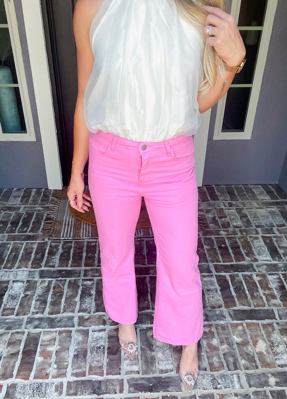 Pretty In Pink Pants
