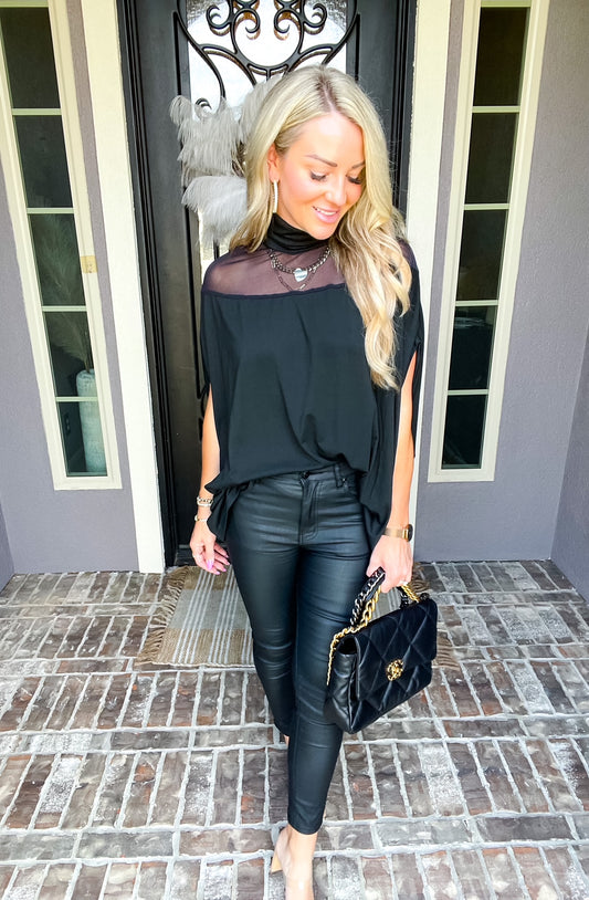 Always Cozy Batwing Top