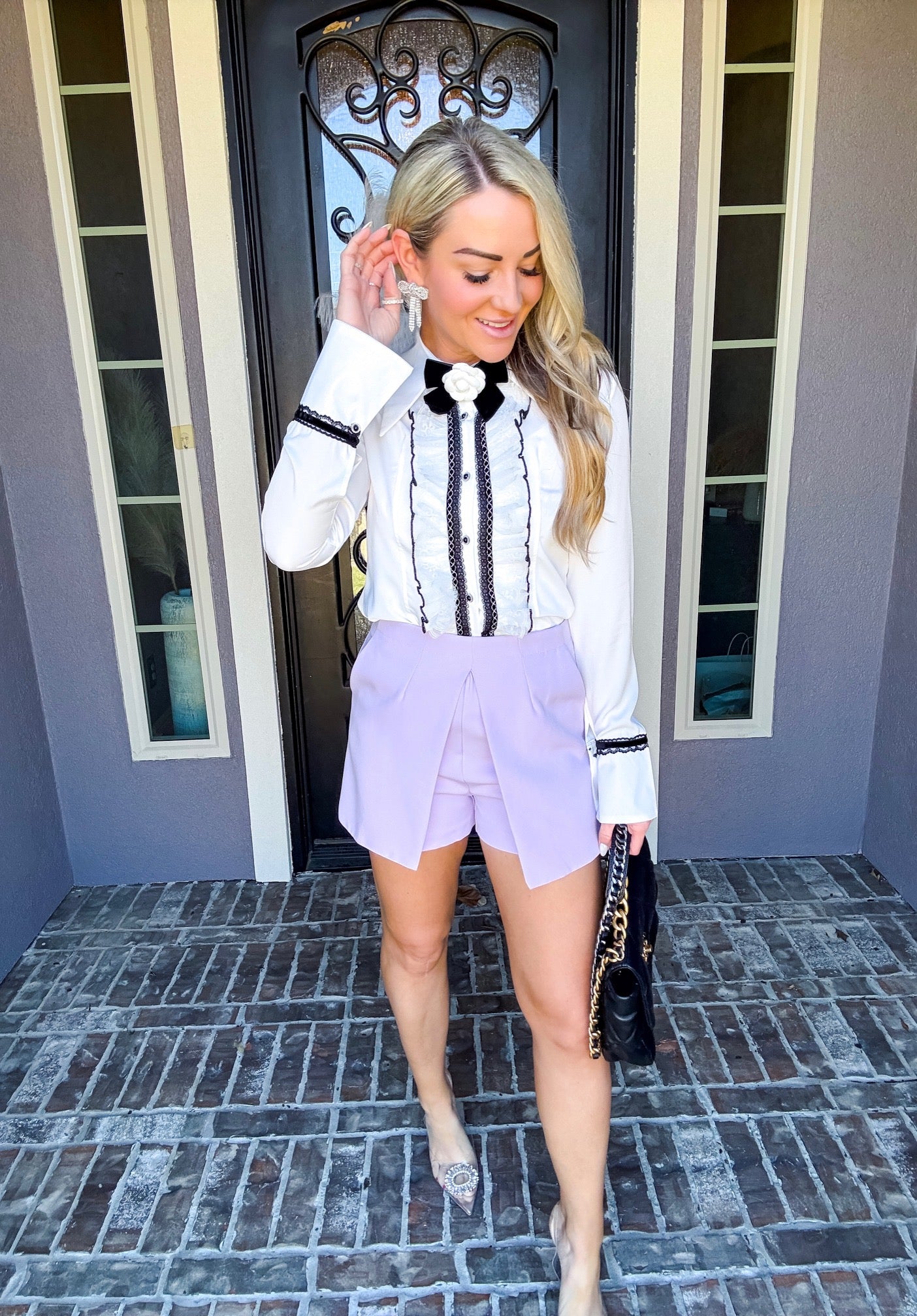 Spring Gala Lavender Skort